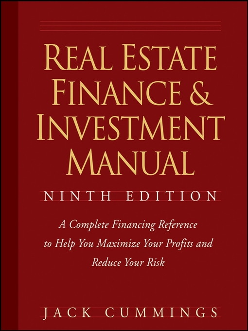 Title details for Real Estate Finance and Investment Manual by Jack Cummings - Available